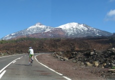 Teneryfa - podjazd pod Teide 2011-02-08